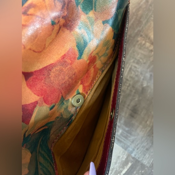 Patricia Nash Leather Floral Crossboy Bag - Picture 7 of 8